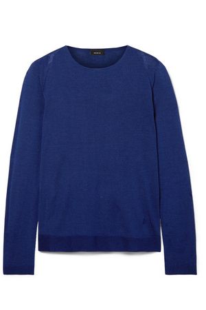 Akris | Cashmere and mulberry silk-blend sweater | NET-A-PORTER.COM