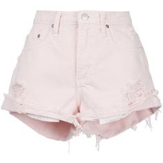 Pink Jean shorts