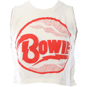 MadeWorn Bowie Red Logo Zip Muscle Shirt PNG