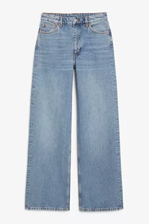Yoko mid blue jeans - Mid blue - Jeans - Monki WW