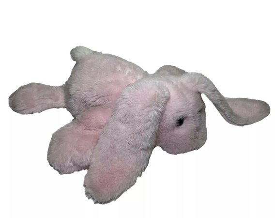 Animal Adventure 15” Pink Floppy Bunny Rabbit 1999 Laying Down Beanie Plush | eBay