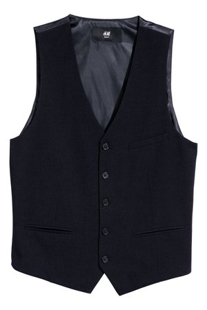 Suit Vest - Dark blue - Men | H&M US