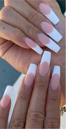 acrylic french tip nails