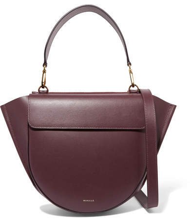 Wandler Leather Shoulder Bag - Burgundy