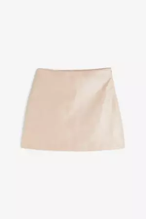 Mini skirt - Toz pembe - KADIN | H&M TR