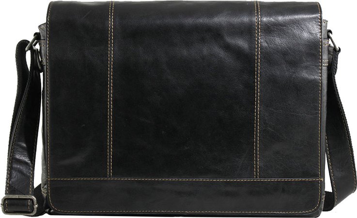 Jack Georges Voyager Collection Full Size Messenger Bag 7315 Antique Vintage Distressed Leather Messenger Bag