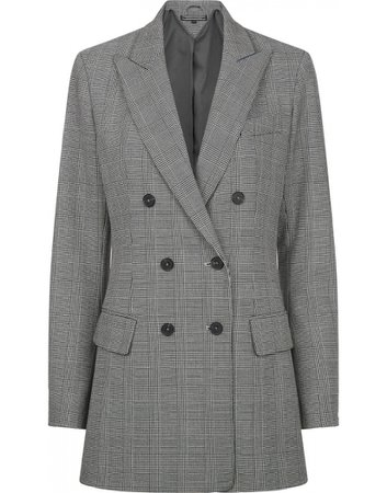 Grey blazer coat