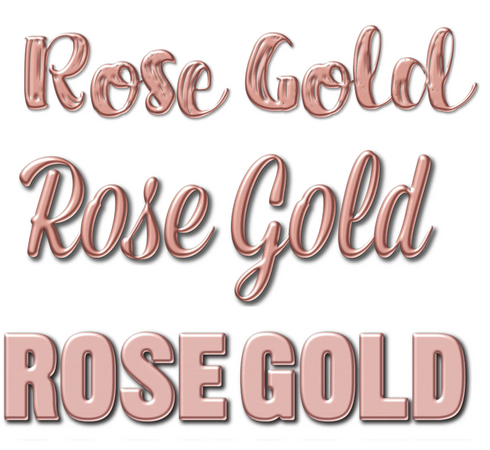 Rose Gold Words