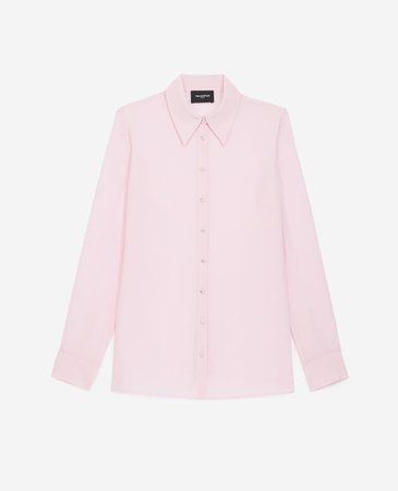 Classic light pink shirt with buttons | The Kooples