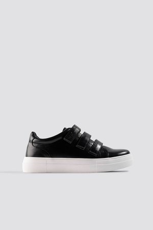 Velcro Sneakers Black | na-kd.com