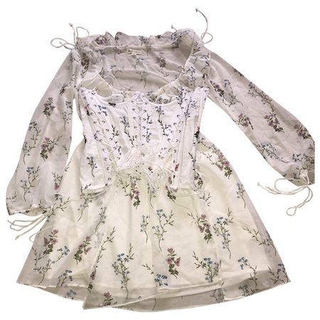 Mini dress For Love & Lemons White size XS International in Polyester - 8496651