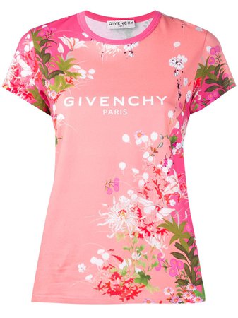 Givenchy Floral Print T-shirt - Farfetch