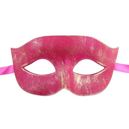 Hot Pink and Gold Masquerade Mask | Etsy