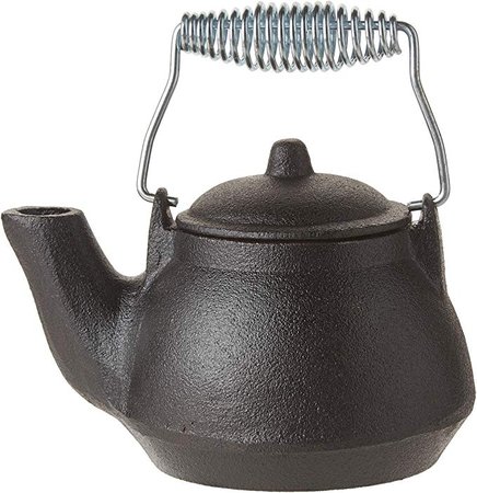 Old Mountain 78259 Cast Iron Mini Tea Kettle, Black: Amazon.ca: Home & Kitchen