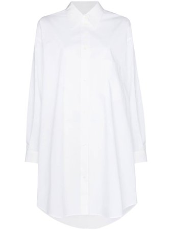 MM6 Maison Margiela Pointed Collar Shirt Dress - Farfetch