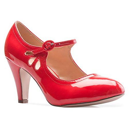 vintage red heels