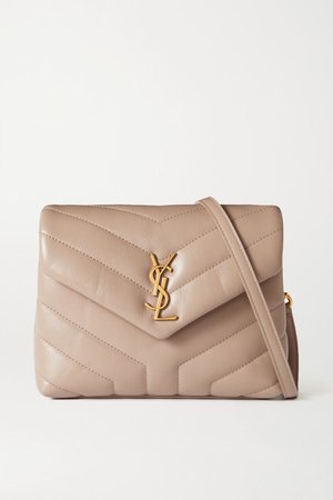 Loulou Toy Quilted Leather Shoulder Bag - Beige