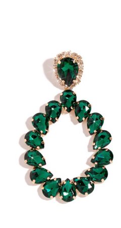 emeralds earrings