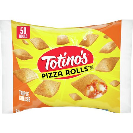 Totino's Pizza Rolls, Triple Cheese Flavored, Frozen Snacks, 24.8 oz, 50 ct - Walmart.com