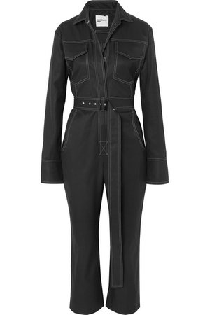 Orseund Iris | Workwear belted cotton-gabardine jumpsuit | NET-A-PORTER.COM