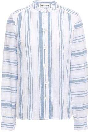 Serif Striped Cotton-gauze Shirt