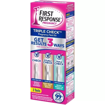 First Response Triple Check Pregnancy Test Kit - 3ct : Target