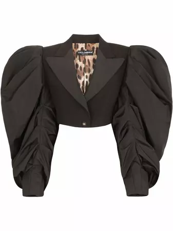 Dolce & Gabbana Taffeta Cropped Jacket - Farfetch