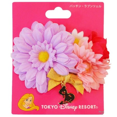 Tokyo Disney Resort Rapunzel Tangled Flower Hair Clip Kawaii Japan Jewel - Hair & Head Jewelry