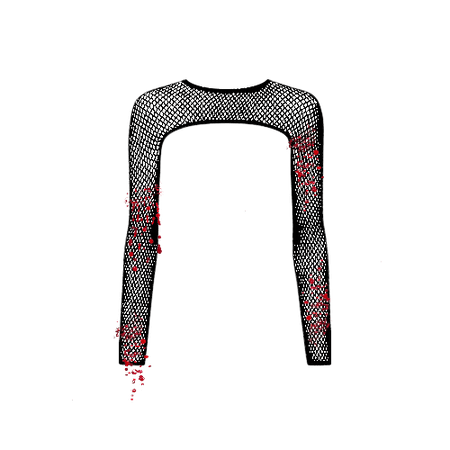 Black Fishnet Sleeves with Blood Beading 1 (Dei5 edit)