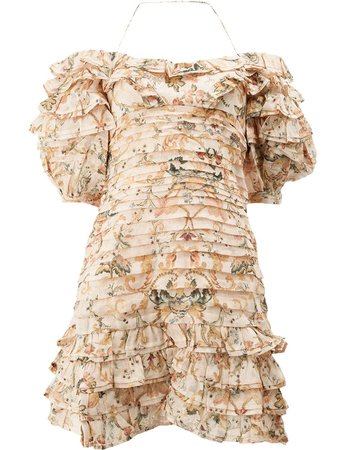 Zimmermann Floral Bandage Dress - Farfetch