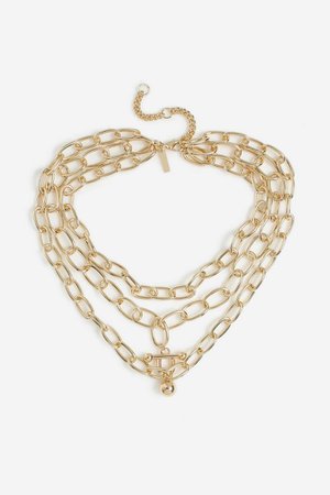 **Multirow Chain Necklace | Topshop