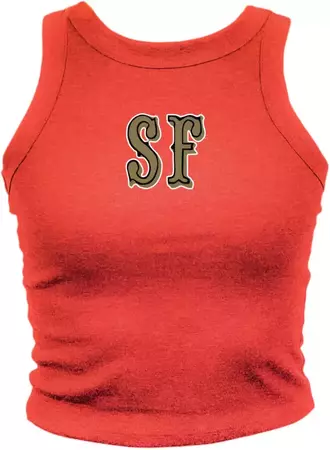 Where I'm From Women's San Francisco "SF" Red Relaxed Tank | DICK'S Sporting Goods
