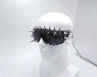 Unique Sunglasses Punk Sunglasses Metal Spiked Studded | Etsy