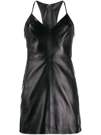 Manokhi Leather Mini Dress - Farfetch