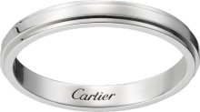 CRB4093900 - Cartier d'Amour wedding band - Platinum - Cartier