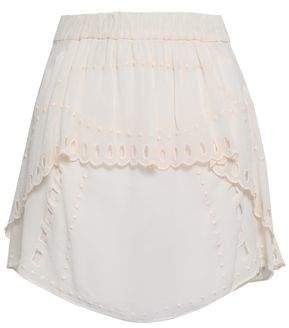 Broderie Anglaise Georgette Mini Skirt