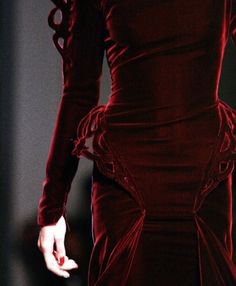red dress aesthetic