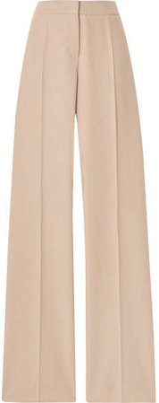 Obbia Camel Hair And Cashmere-blend Straight-leg Pants - Beige