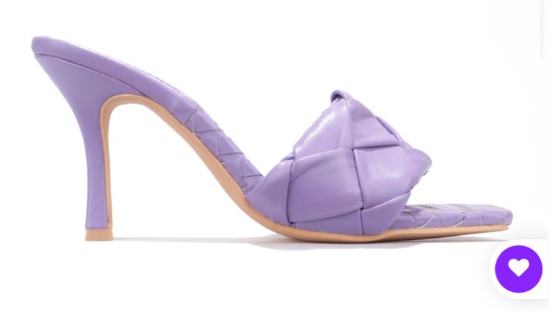 lavender weave shoe