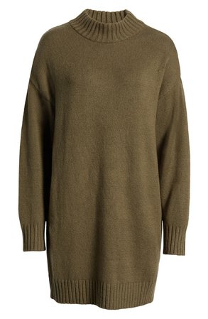 Easy Crewneck Long Sleeve Sweater Dress | Nordstrom
