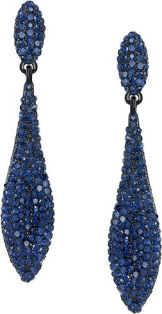 Amazon.com: SWEETV Rhinestone Blue Dangle Earrings for Women, Crystal Chandelier Earrings for Prom Party, Long Drop Dangle Earrings for Costume Jewelry: Clothing, Shoes & Jewelry