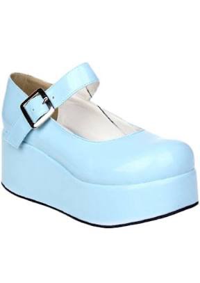 baby blue Mary janes