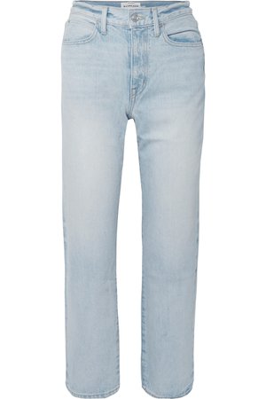 SLVRLAKE | London cropped high-rise straight-leg jeans | NET-A-PORTER.COM