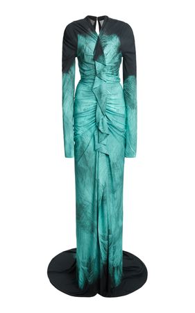 Printed Jersey Gown By Victoria Beckham | Moda Operandi