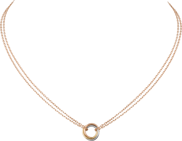 CRB7218200 - Trinity necklace - White gold, yellow gold, pink gold - Cartier