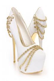 white and gold heels - Google Search