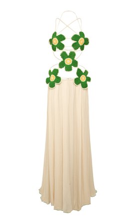 Hallie Floral Crochet Maxi Dress By Siedrés | Moda Operandi