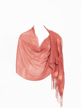 peach shawls - Google Search