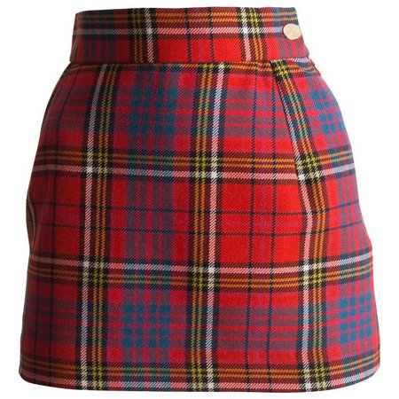 Vivienne Westwood  Red Tartan skirt
