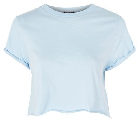 Light Blue Cropped T-Shirt